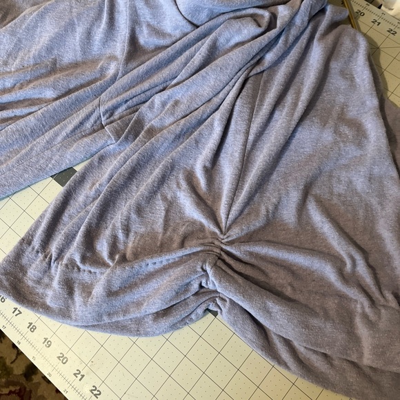 FP Movement by Free People Lavender Smocked Jumpsuit M Wide Leg Pockets - Picture 6 of 9